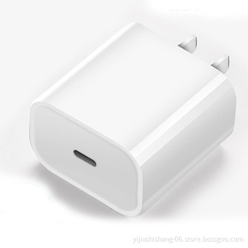 USB C Power Adapter PD 20W Type C Fast Charger for Macbook Pro 13/15/16 iPhone 8 11 XS XR